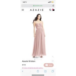 Azazie Bridesmaid Dress - dusty rose
